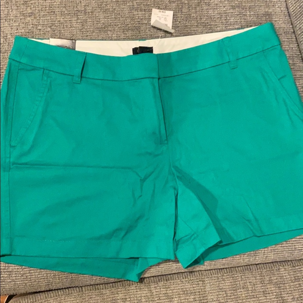 JCrew shorts size 14, teal